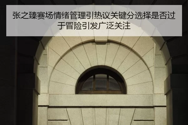 张之臻赛场情绪管理引热议关键分选择是否过于冒险引发广泛关注